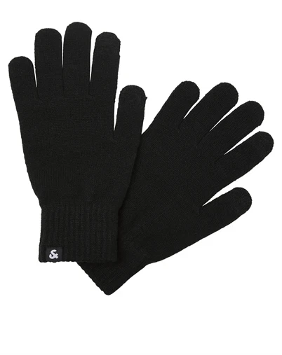 Jack & Jones - JACBarry Knitted Hansker - Black 